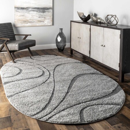 Nuloom Carolyn Modern Shag Area Rug 5ft x 8ft OZSG08C-O508